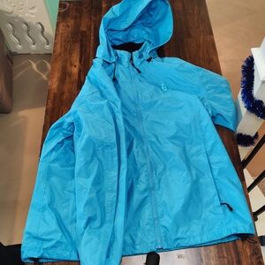 Aqua Hooded Utility Jacket for Women